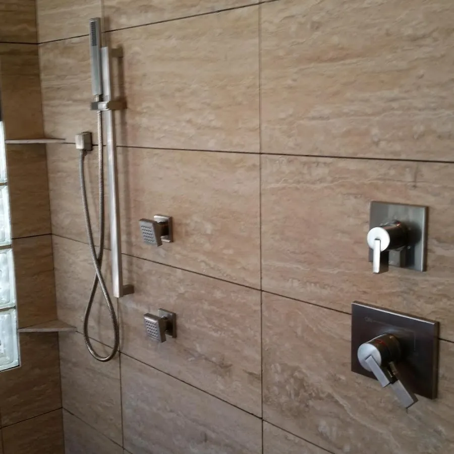 Shower fixture installation for Water Heater Replacement in Land O' Lakes